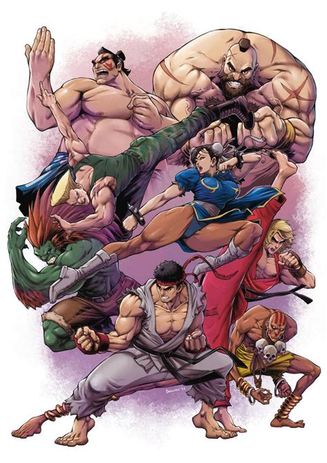 Street Fighter 2 Poster Homage By Danuskoc On Deviantart Street