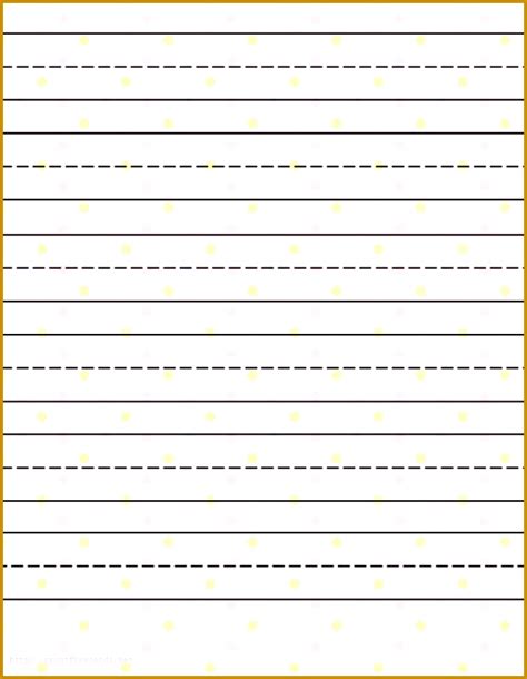 Kindergarten Lined Paper Printable Free