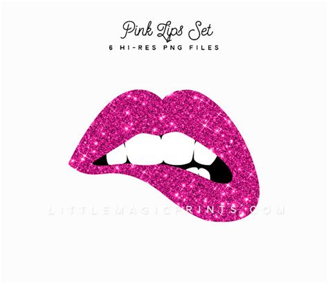 Pink Glitter Lips Clipart 10 Free Cliparts Download Images On