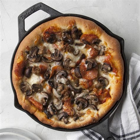 Pizza may be italian by origin, but it's internationally known as an american food. Chicago-Style Deep-Dish Pizza Recipe: How to Make It | Taste of Home