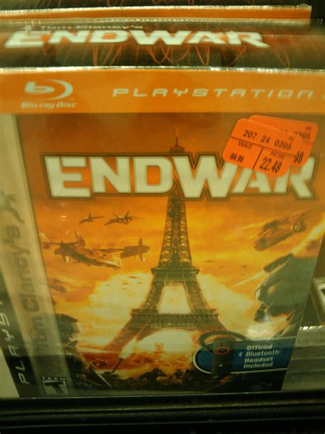 Tom Clancy's Endwar and Official PS3 Headset for $22.48 ...