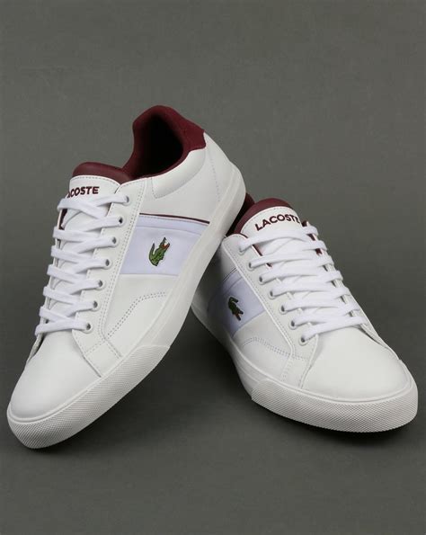 lacoste footwear fairlead trainers whiteshoesleatherpumpmens