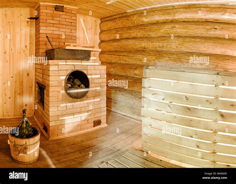 Russian Sauna Banya Stock Photo Alamy