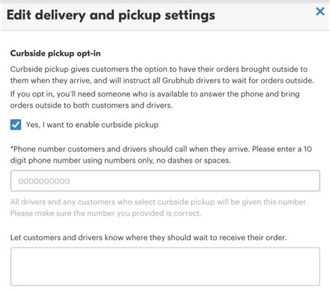 Grubhub Curbside Pickup Best Practices Grubhub For Restaurants