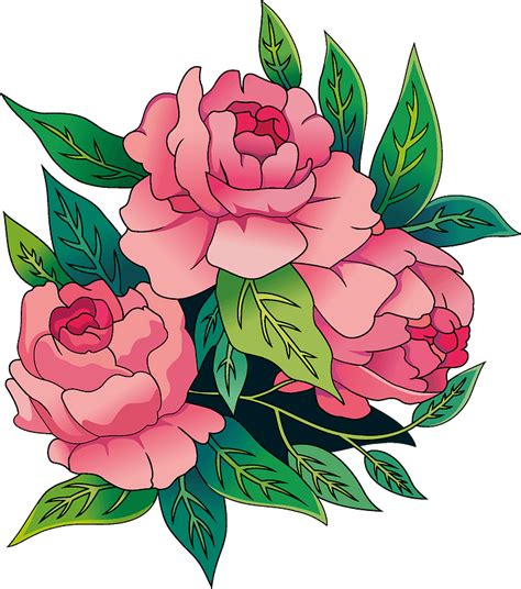 Download Peonies Clipart Hq Png Image Freepngimg Images