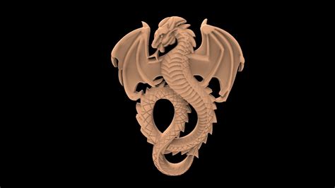Dragon 3d Stl Models For Artcam And Aspire Cgtrader