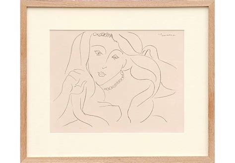 Henri Matisse Collotype L13 1943 On Velin Darches Edition 30