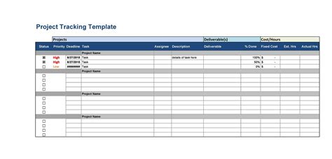 50 Free Multiple Project Tracking Templates Excel And Word