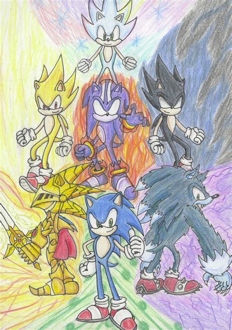 Sonics Forms By Soniccrazygal On Deviantart