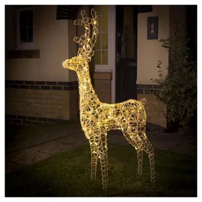 Buy Light up LED Christmas Reindeer, Warm White from our All Christmas