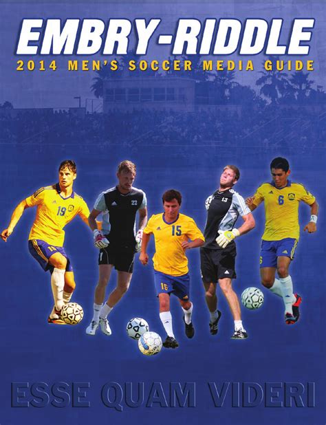 Embry Riddle 2014 Mens Soccer Media Guide By Embry Riddle Athletics