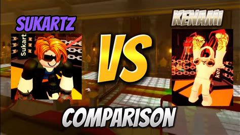 Sukartz Vs Kenami Comparison Boxing League Roblox Youtube