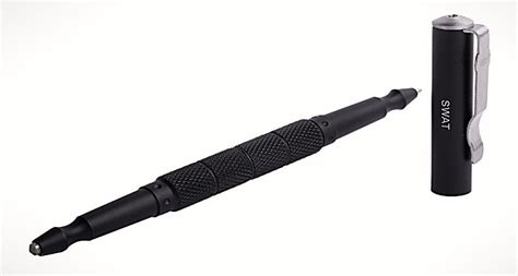 ปากกาแทคติคอล UZI Tactical Defender Pen 3 w/ Crown Hand Cuff Key, Gun ...