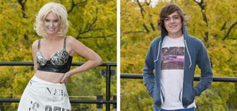 x factor s frankie cocozza and kitty brucknell in raunchy jacuzzi session metro news