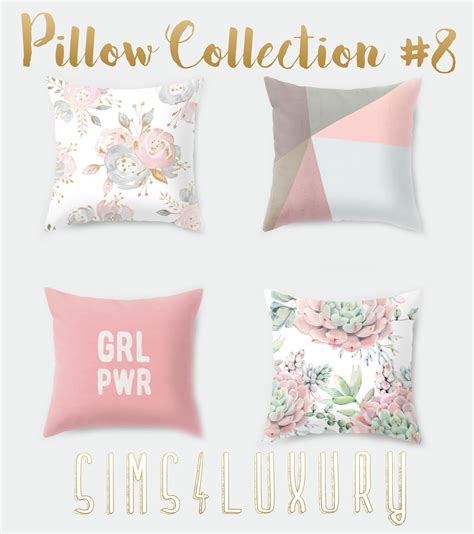 Pillow Collection 8 Sims4luxury