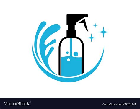 Creative Cleaning Service And Clean Concept Logo Vector Image