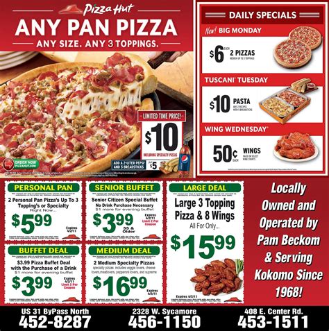 Check out the latest promotion code for pizza hut pizzas, pastas and wings! Printable Coupons: Pizza Hut Coupons