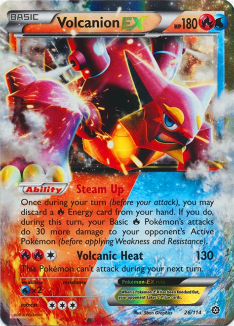 Check spelling or type a new query. Volcanion-EX - 26/114 - Holo Rare ex - Pokemon Card Singles » XY Steam Siege - Collector's Cache