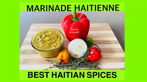Comment Faire Une Marinade Haitienne Épis Ayisyen Épice CrÉole Haitian Spices Youtube