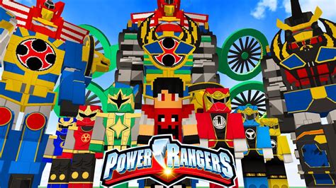 Novo Mod Do Megazord Dos Power Rangers No Minecraft Poderes E Muito
