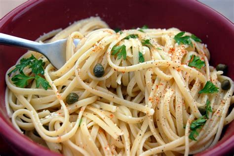 Linguine Tossed With Parmesan And Parsley Souffle Bombay
