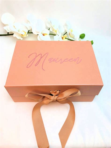 Rose Gold Luxury Proposal Box Bridesmaid Proposal Box Etsy