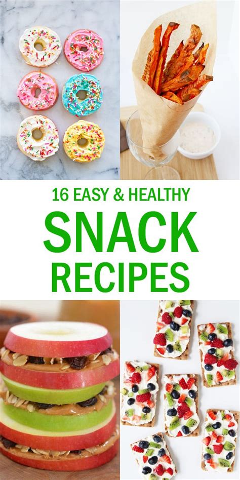 16 Easy And Healthy Snack Recipes Anyone Can Make Healthy Snacks
