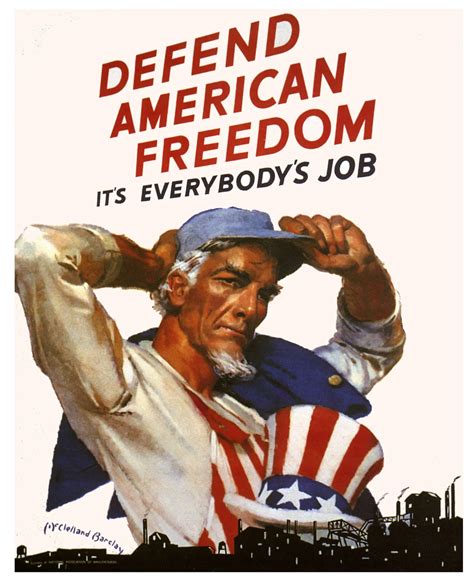 Vintage Ww2 Propaganda Poster Uncle Sam Changes His Hat Classic Canvas