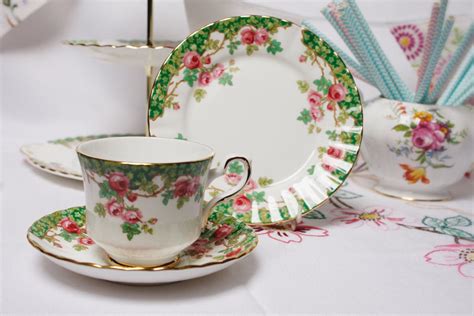 Royal Stafford Bone China Tea Set Ye Olde English Garden Tea Cup