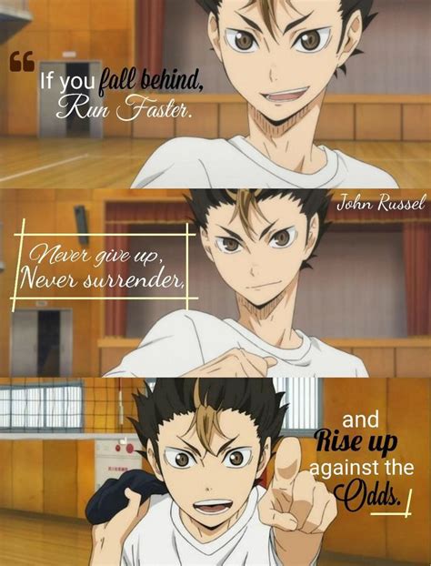 I have to agree when fukunaga splashes water on kenma and yamamoto is one of the best. Anime Quotes in 2020 | Anime quotes inspirational, Anime quotes, Anime