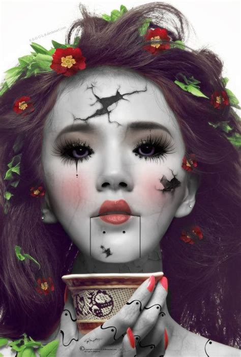 Halloween Makeup Broken Doll Perfect For The China Doll