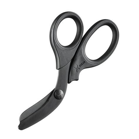 Xshear 75 Heavy Duty Trauma Shears All Black Handles Black Titaniu