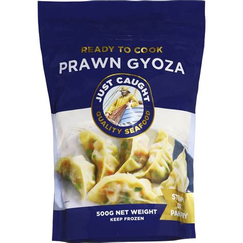 Dumpling 204g mr chen's gluten free prawn hargow dumpling. Just Caught Prawn Gyoza 500g | Woolworths