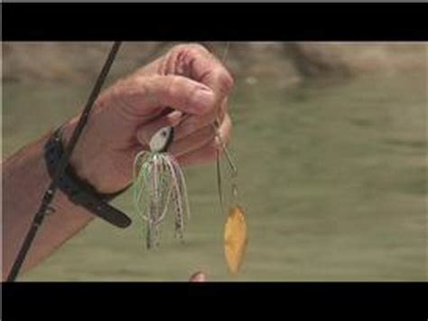 This is used for attaching a. Fishing Lures & Baits : How to Work a Spinner Bait - YouTube
