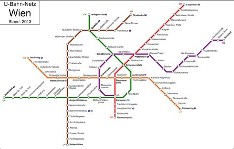 vienna u bahn — map lines route hours tickets