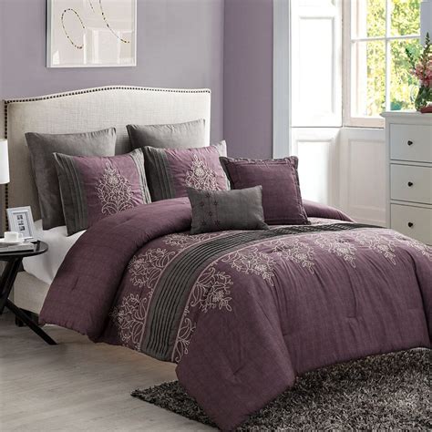 This plush, microfibre polyester comforter features a stylish pinch pleated pattern and a reverse chevron design that is both elegant and versatile. World Menagerie Ruppe 7 Piece Comforter Set & Reviews ...