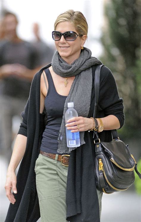 Jennifer Aniston Leather Shoulder Bag Jennifer Aniston Style Fashion
