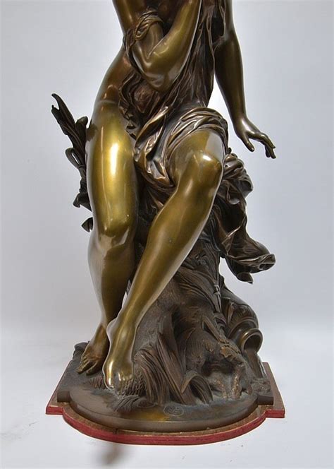 Sold Price Mathurin Moreau Bronze Sculpture Of Female Nymph October