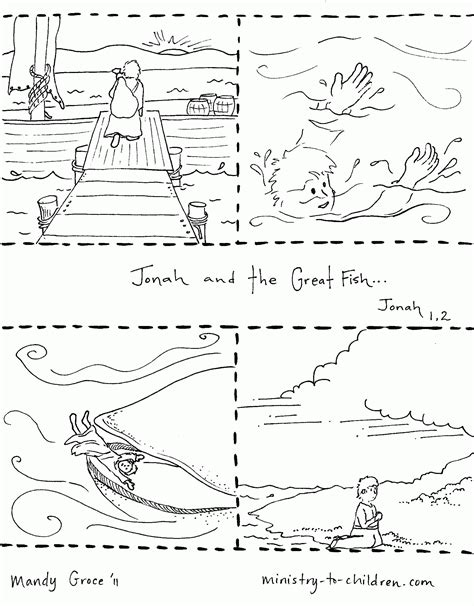 Jonah And The Whale Free Printables