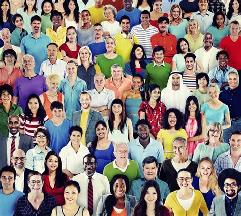 Large Group Of Multiethnic People — Stock Photo © Rawpixel 52451921