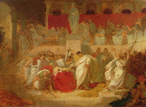 The Death Of Julius Caesar Vincenzo Camuccini