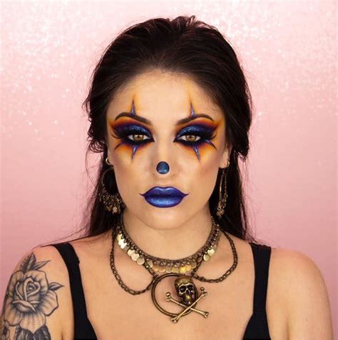 scary clown makeup looks for halloween 2020 the glossychic scary clown makeup halloween