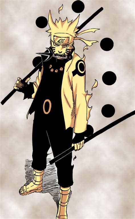 Naruto Bijuu Sage Mode Drawings Narutooe