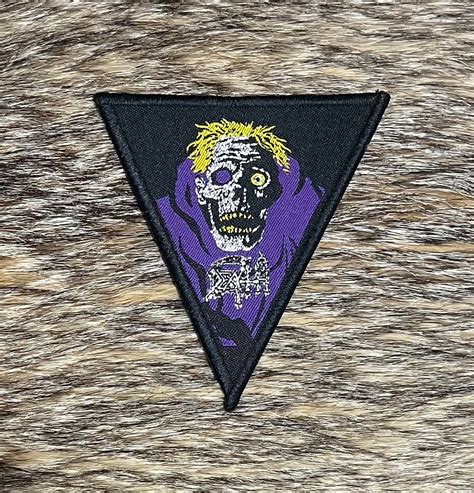 Death Scream Bloody Gore Triangular Patch Mercian Storm Mailorder