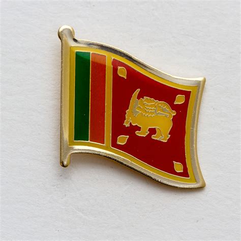 Pins Moderne Sammeln And Seltenes Sri Lanka Flaggenpinflaggepinbadge