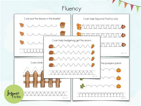 Fall Prewriting Activities Preschool