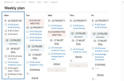 Setting Up A Weekly Work Plan The Complete Guide Scoro