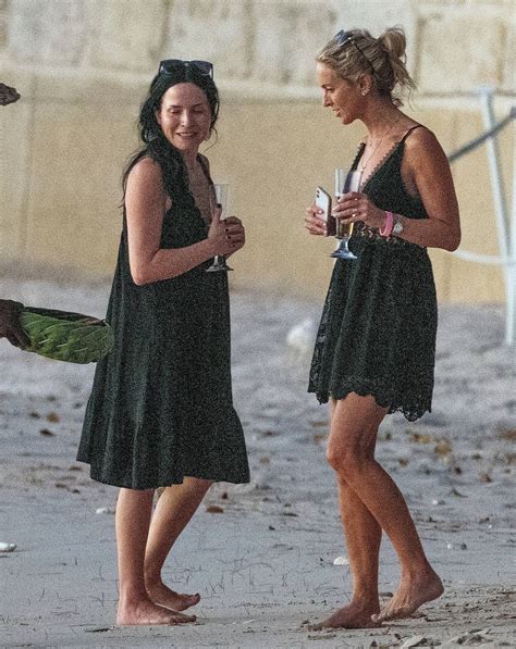 Andrea Corr On Sandy Lane Hotels Beach In St James Parish In Barbados 08 Gotceleb