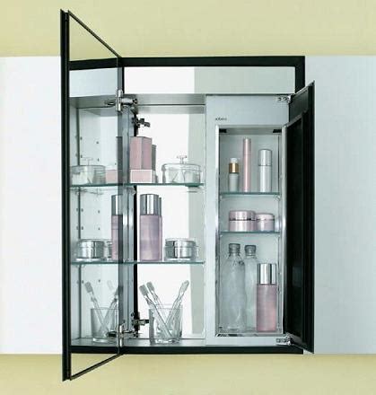 This robern m series flat door medicine cabinet measures 8 deep by 40 high and is available with a plain or beveled mirror. High Tech Medicine Cabinets from Robern are Introduced by ...