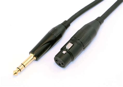 The xlr cable is wired much like a trs connector and is balanced to minimize noise. Yorkville Sound Studio One Balanced XLR-F To 1/4 TRS-M Cable - 25 Foot - Long & McQuade Musical ...